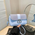 Cross-Border Foreign Trade New Contrasting Color Portable Small Square Bag DDR168 - Image 2