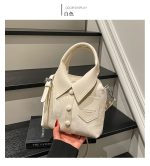 Korean Style Shirt Design Shoulder Crossbody Hand Bag DDR169 - Image 4