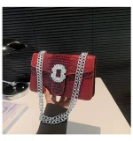 Trendy bag with stones DD316 - Image 5