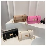 Trendy Leather Chain Shoulder Bag DD399