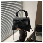 Casual Hand Held One Shoulder Texture Bow Women's Bag DDRM161 - Image 3
