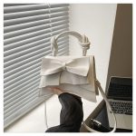 Casual Hand Held One Shoulder Texture Bow Women's Bag DDRM161 - Image 4