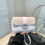 Cross-Border Foreign Trade New Contrasting Color Portable Small Square Bag DDR168 - Image 6