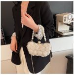 Party Clutch Bag for Women in BD – Pearl Handle Evening Bag DDC173 - Image 5