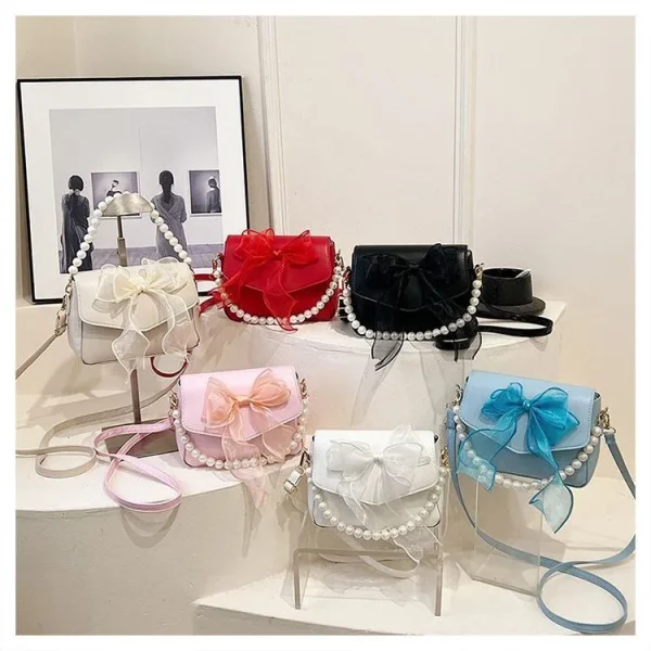 Cute Bow Attached Shoulder Bag DD387