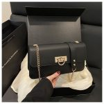 Trendy Leather Chain Shoulder Bag DD399 - Image 3