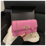Trendy Leather Chain Shoulder Bag DD399 - Image 2