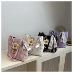 Flower Tote Shoulder Bag DD324