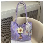 Flower Tote Shoulder Bag DD324 - Image 5